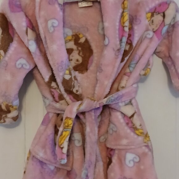 Disney Princesses Pink Girls Robe - 2T - Picture 2 of 5